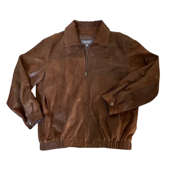 Wilson’s Leather Vintage Brown Suede Jacket L - Picture 7 of 8